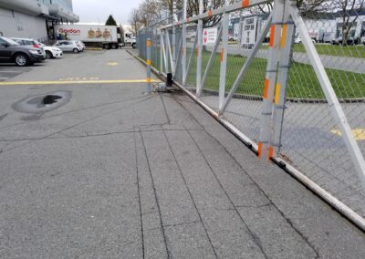 construction security gates repair